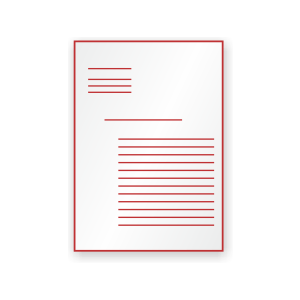 Briefpapier DIN A4 4/4-Farbig